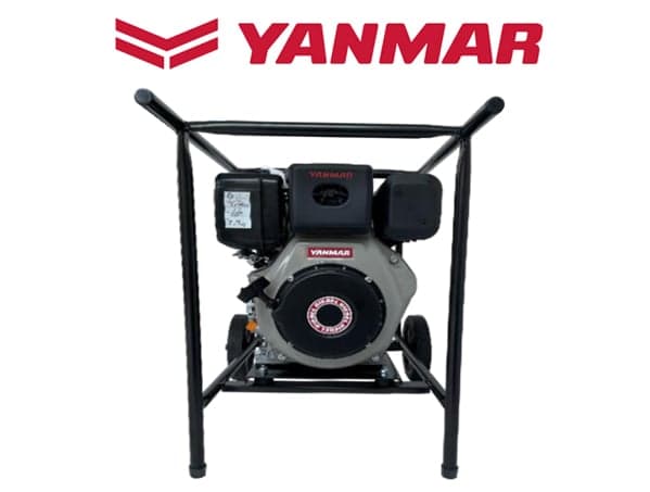 YANMAR 4 Inch Diesel Trash Pump - VPYTP100 - Back View