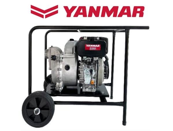 YANMAR 4 Inch Diesel Trash Pump - VPYTP100 - Side View