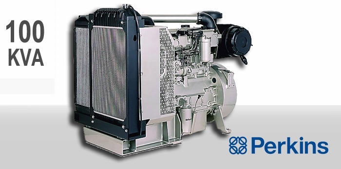 100kVA PERKINS Engine 1104C 44TAG2 Quality Power Output